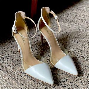 Zara white pumps